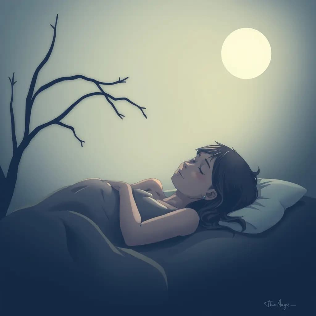 Dream illustration: Crying without sorrow