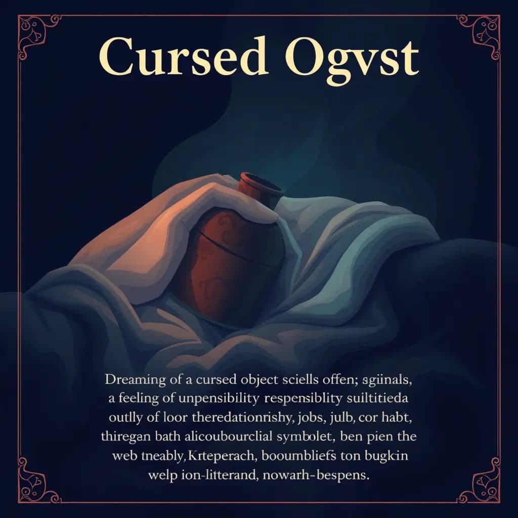 Dream illustration: Cursed Object