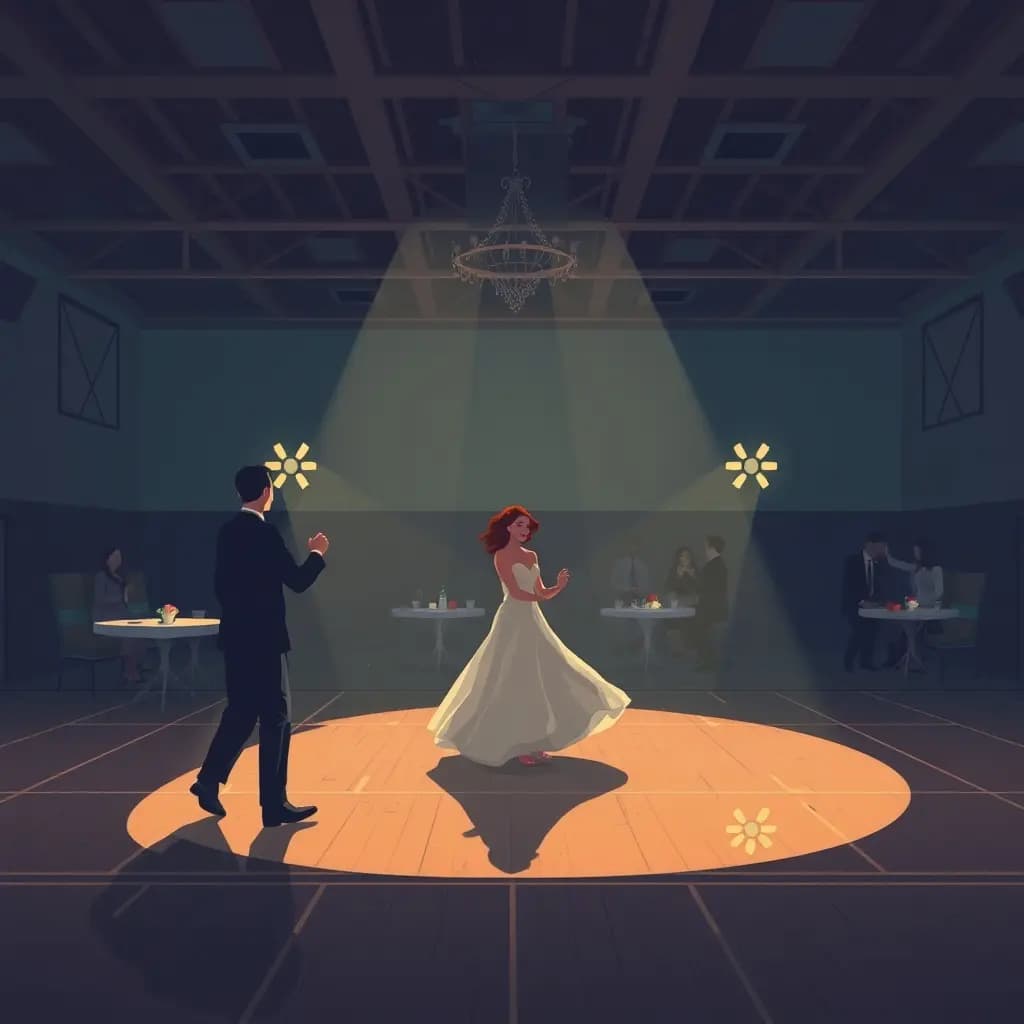 Dream illustration: Dancing alone at prom
