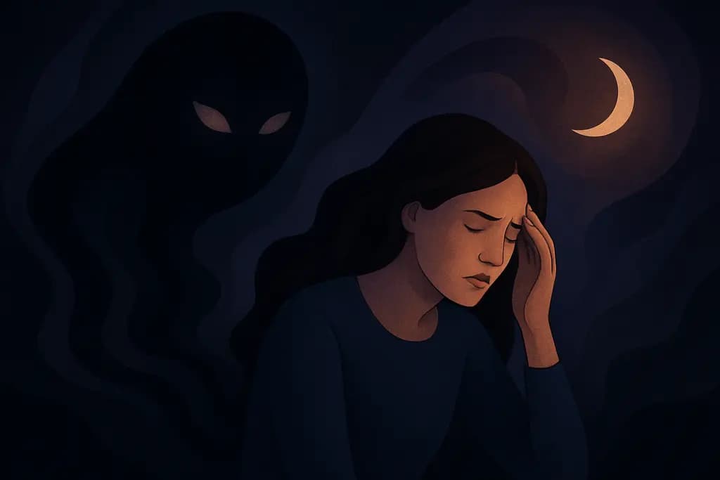 Dream illustration: darkness dream meaning
