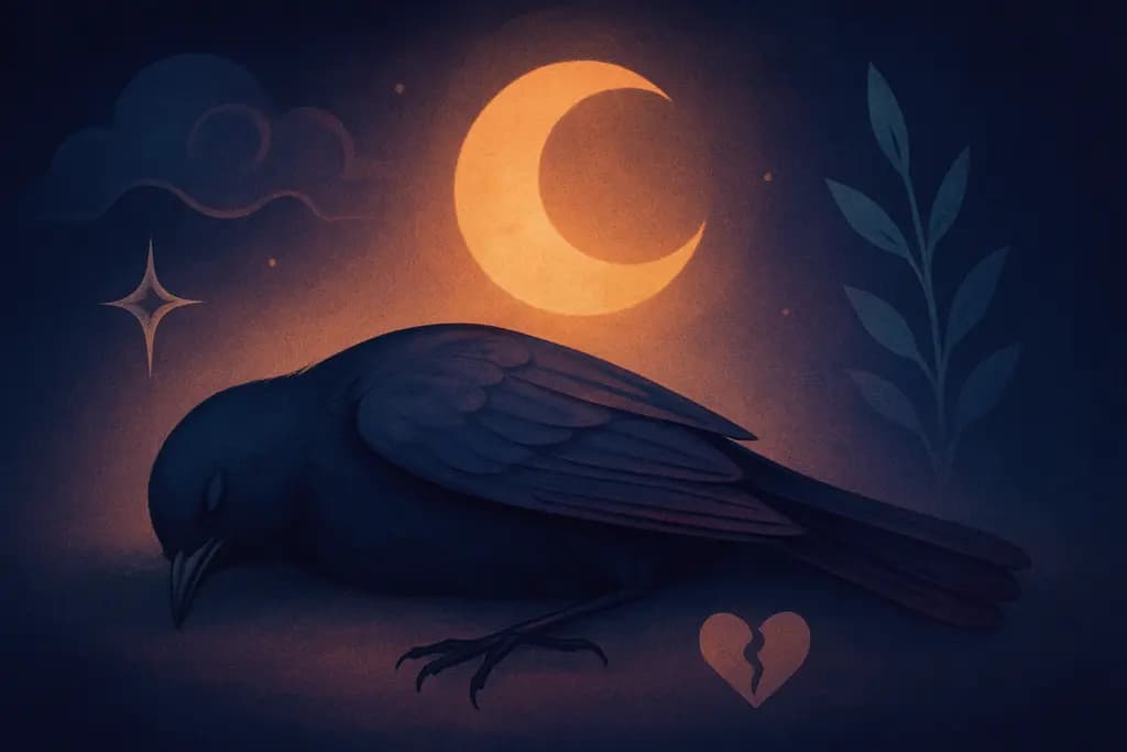 Dream illustration: Dead birds