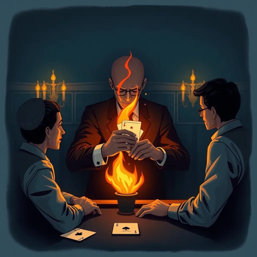 Dream illustration: Dealer burns your card