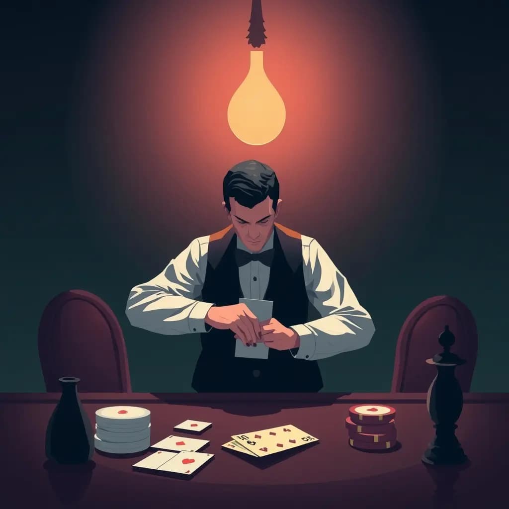 Dream illustration: Dealer hides your bet