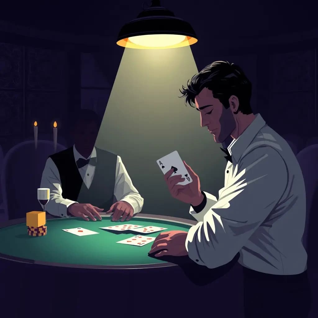 Dream illustration: Dealer hides your card