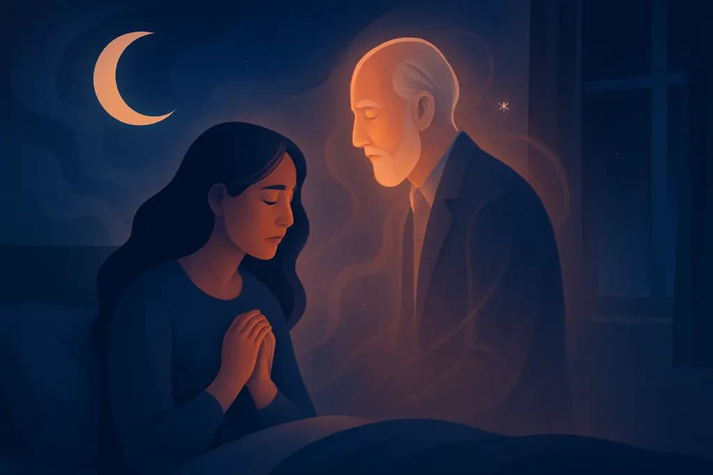 Dream illustration: Deceased relative visits