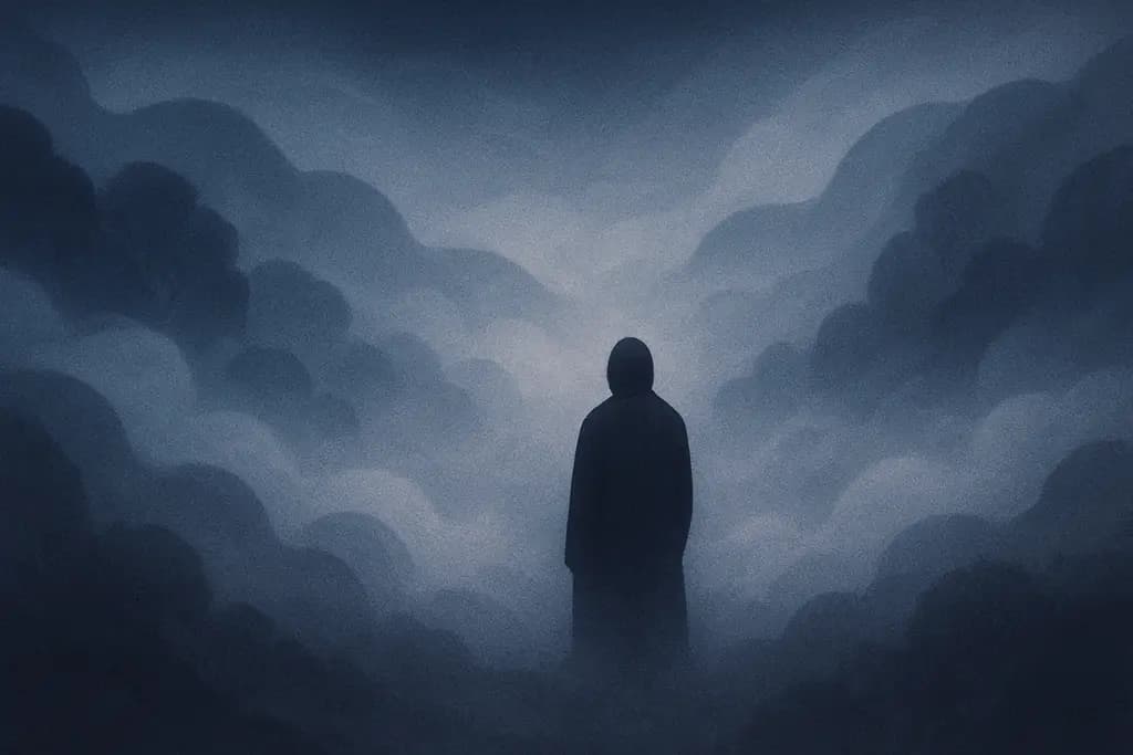 Dream illustration: Dense fog limiting vision