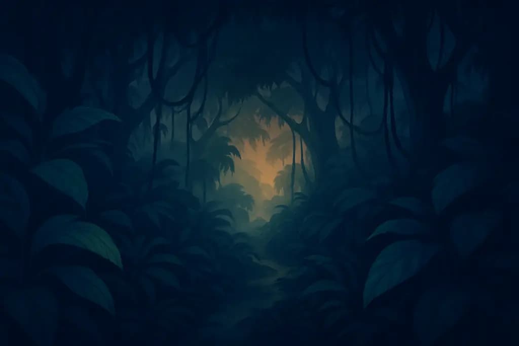 Dream illustration: Dense jungle