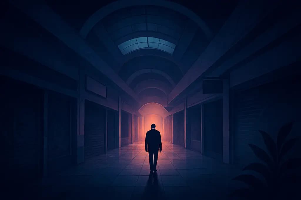 Dream illustration: Derelict Mall
