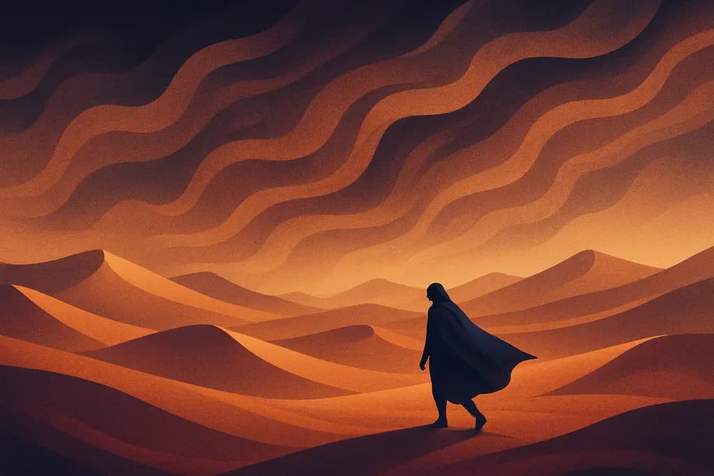 Dream illustration: Desert or sandstorm