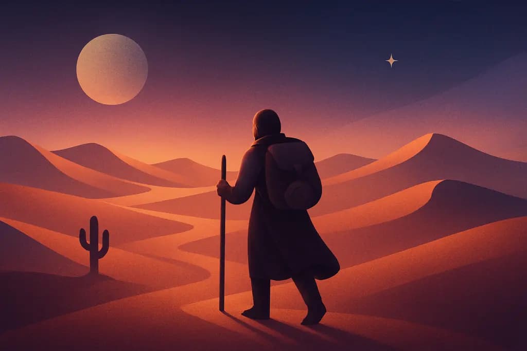 Dream illustration: Desert trek