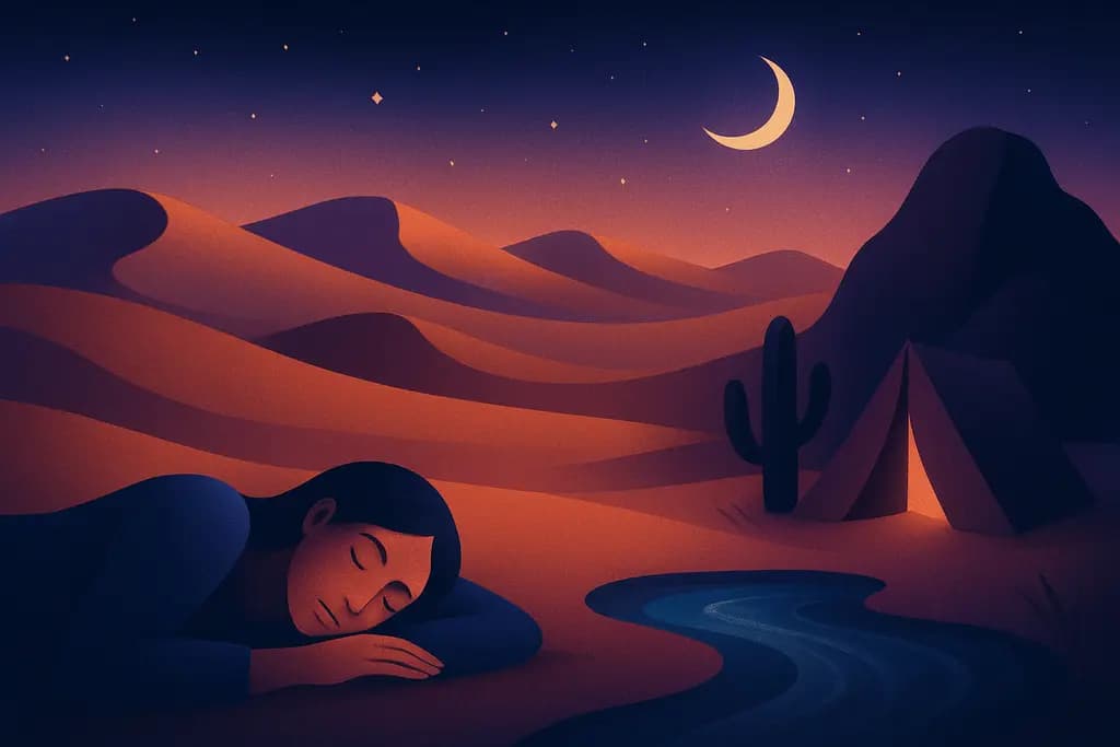 Dream illustration: Desert