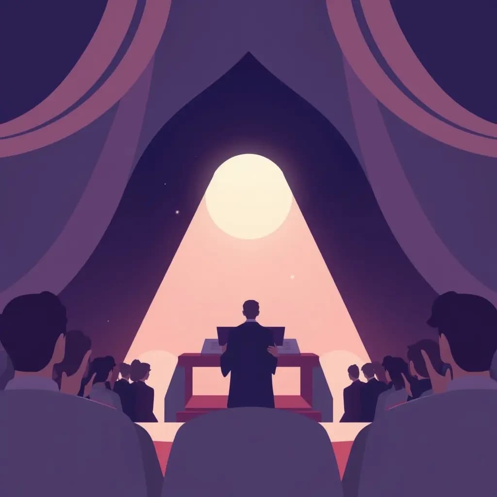 Dream illustration: Diploma ceremony without name