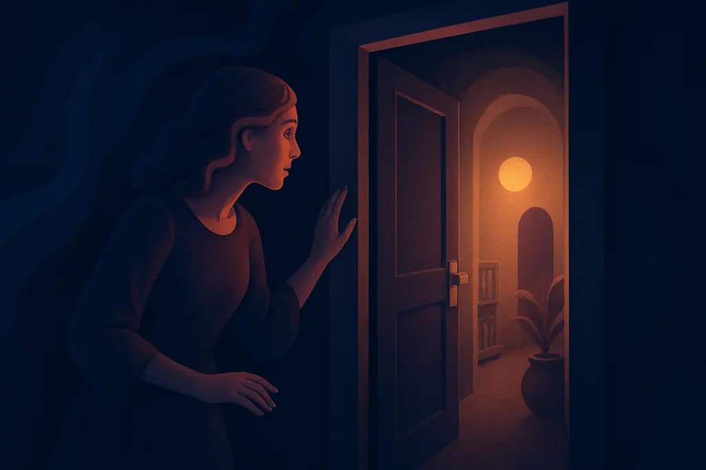 Dream illustration: Discovering a Hidden Room