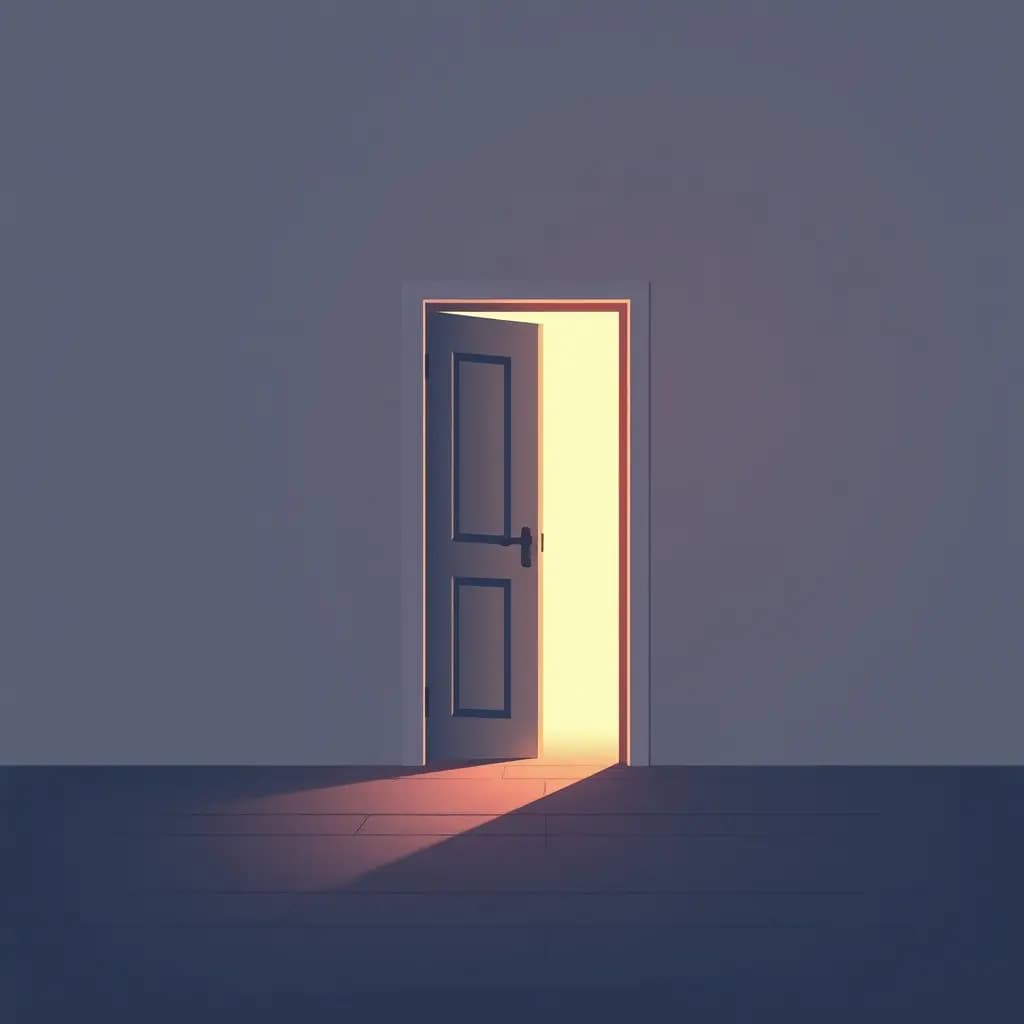 Dream illustration: Door appears in wall
