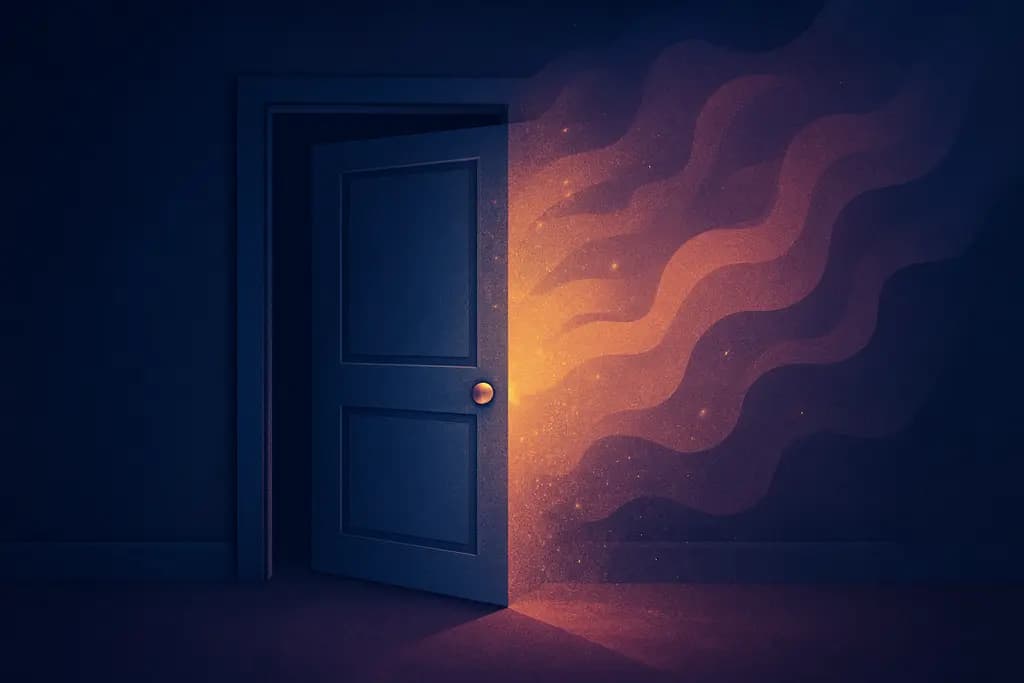 Dream illustration: Door disappearing