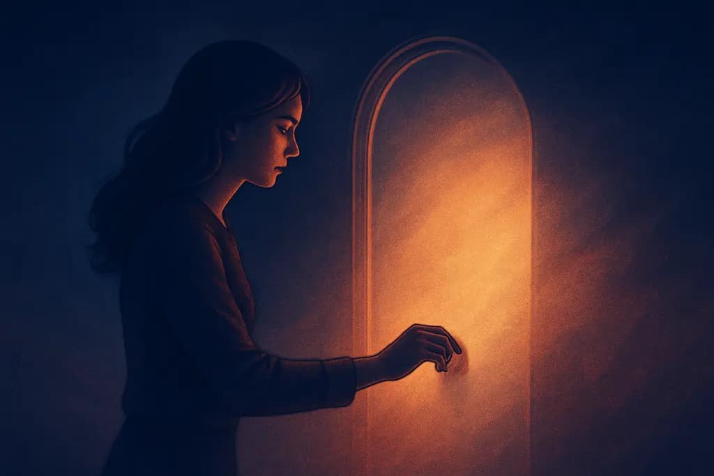 Dream illustration: Door vanishes as you try to enter
