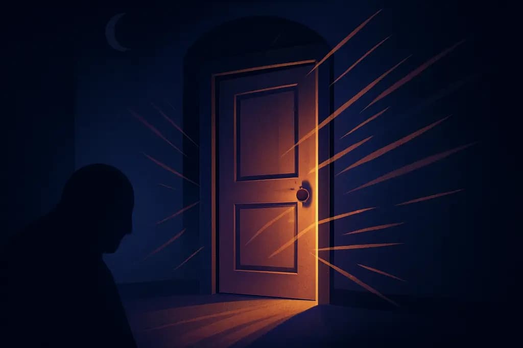Dream illustration: Doors slamming shut