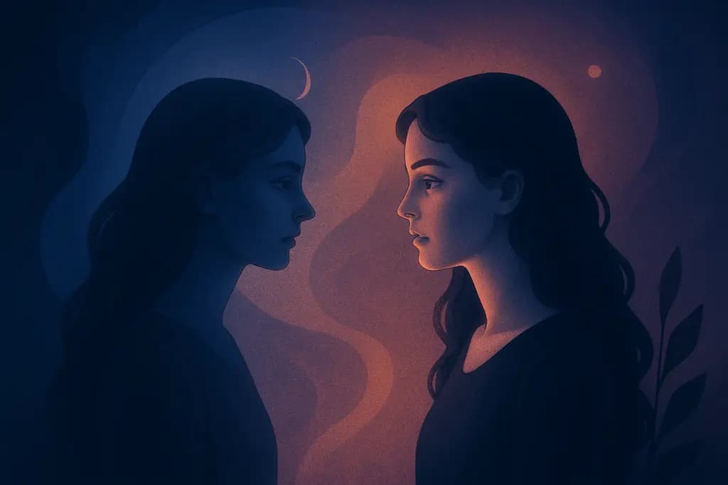 Dream illustration: Doppelgänger (your double)