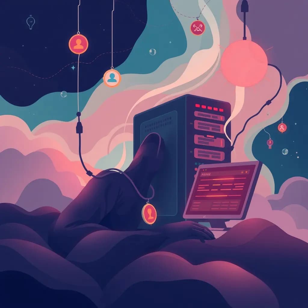 Dream illustration: Downloading memories illegally