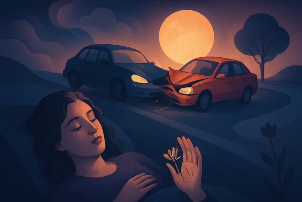 Dream illustration: Dream About a Car Accident