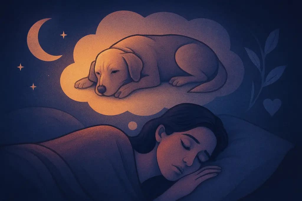 Dream illustration: Dream about a deceased pet