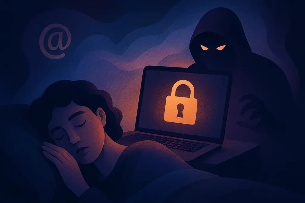 Dream illustration: dream about being hacked and identity theft