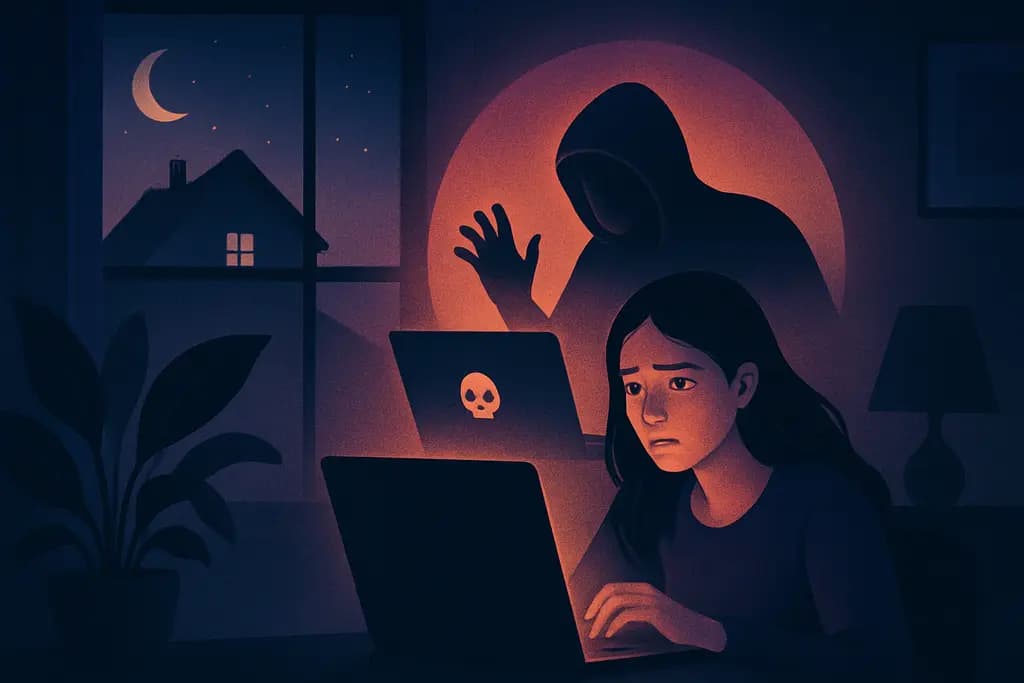 Dream illustration: dream about being hacked in my house
