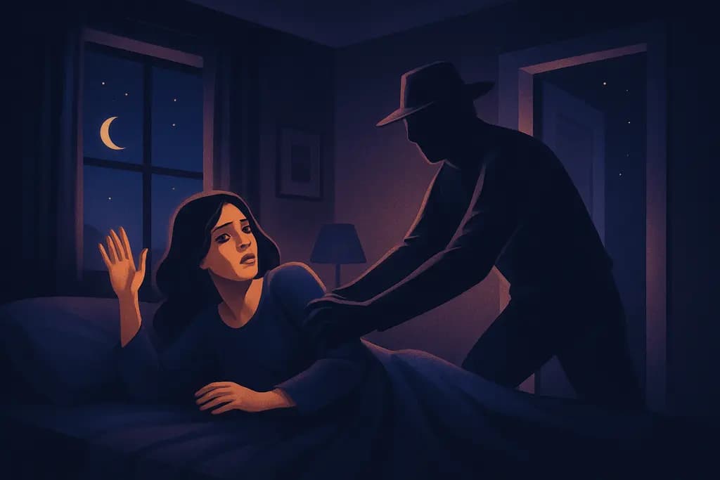 Dream illustration: dream about being kidnapped by a stranger