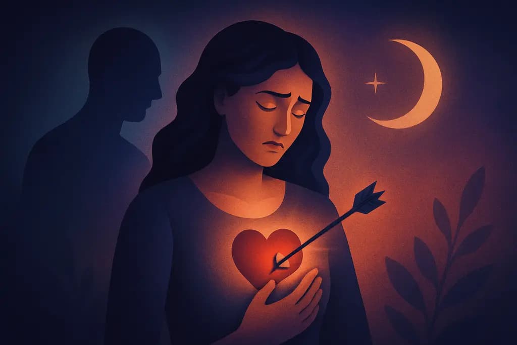 Dream illustration: dream about being shot in the chest