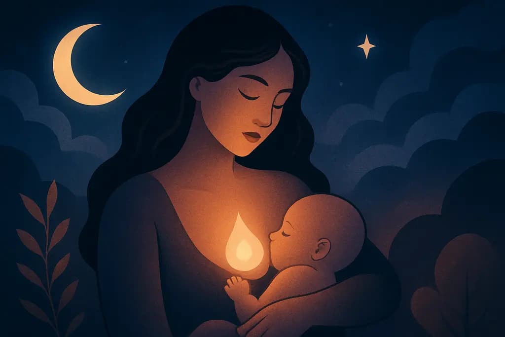 Dream illustration: dream about breastfeeding