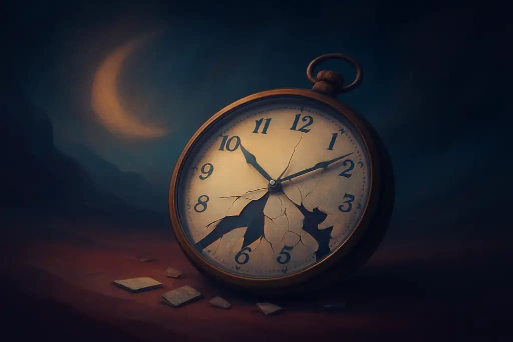 Dream illustration: dream about broken watch