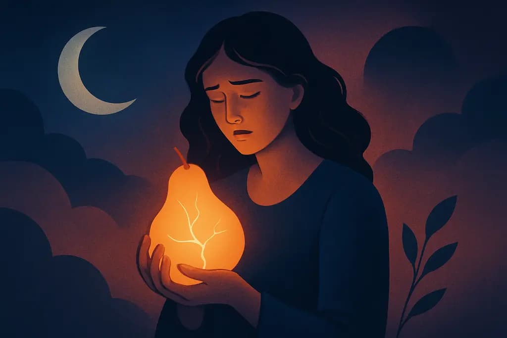 Dream illustration: dream about carrying a fragile object