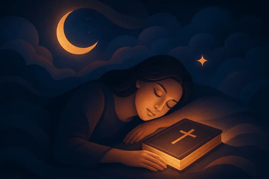 Dream illustration: Dream About Finding a Holy Book