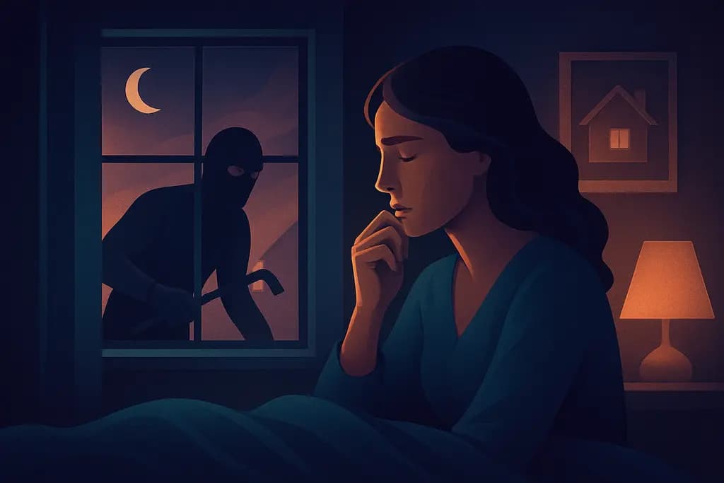 Dream illustration: dream about home burglary meaning