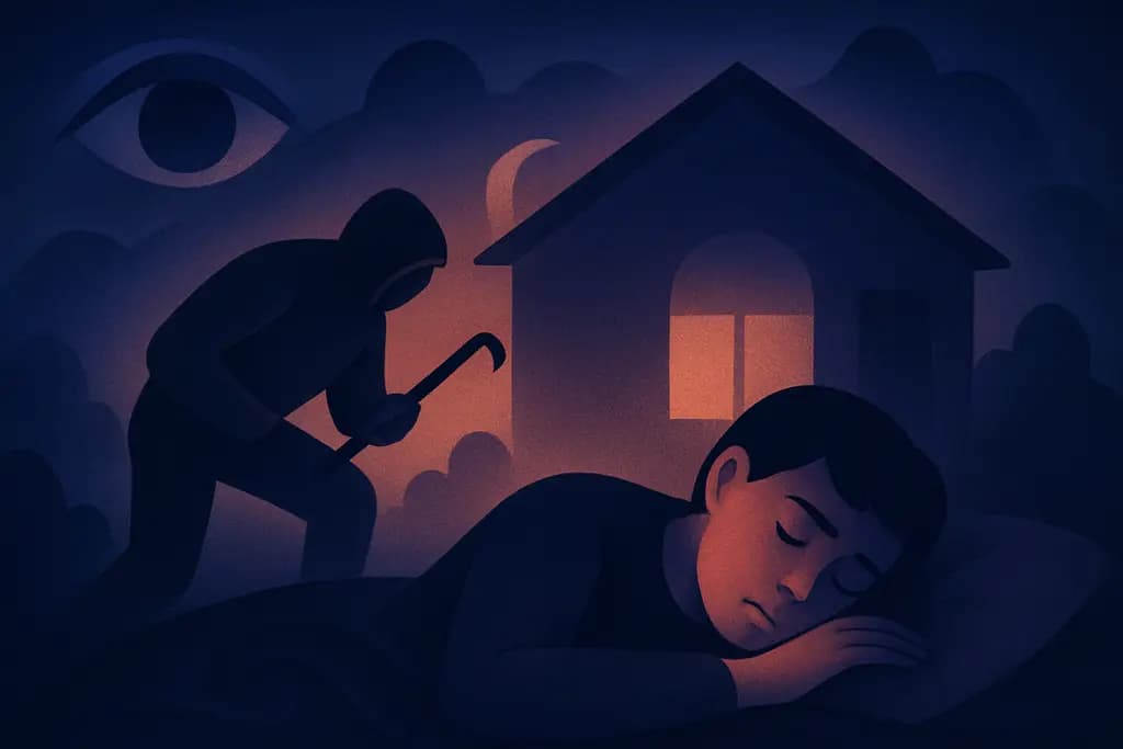 Dream illustration: Dream About Home Burglary