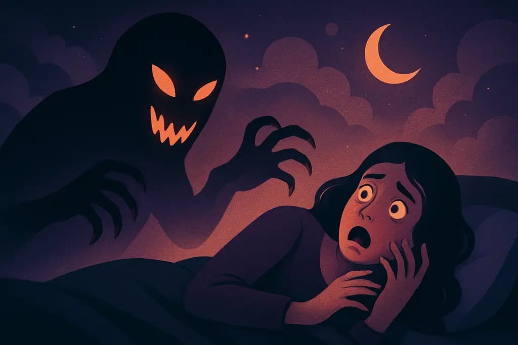 Dream illustration: dream about Jumpscares
