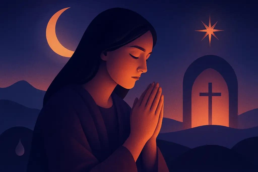 Dream illustration: dream about praying meaning