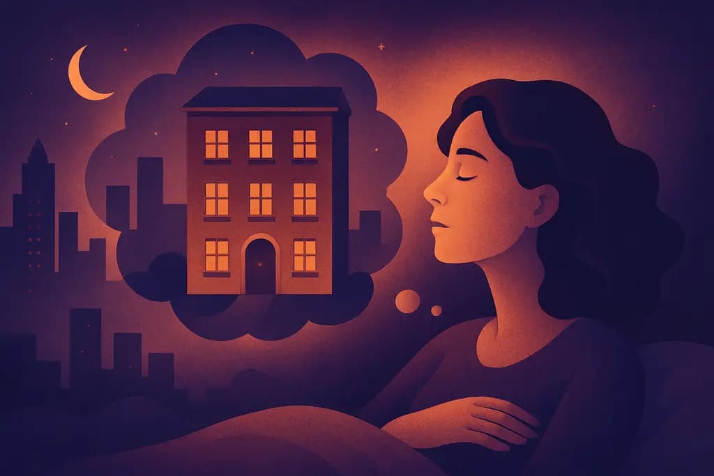 Dream illustration: dream about renting an apartment in a new city