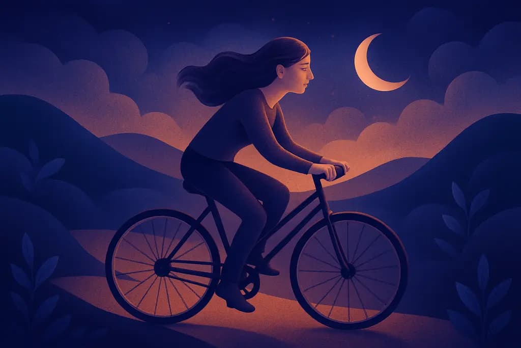 Dream illustration: dream about Riding a Bike
