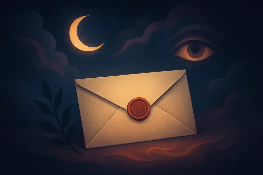 Dream illustration: dream about sealed envelope