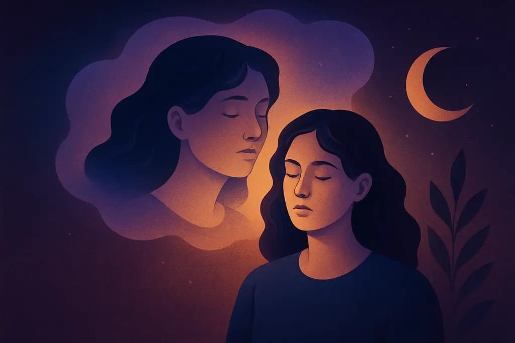 Dream illustration: dream about seeing your double meaning
