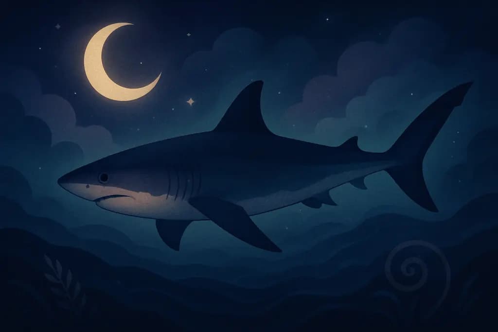 Dream illustration: Dream about sharks