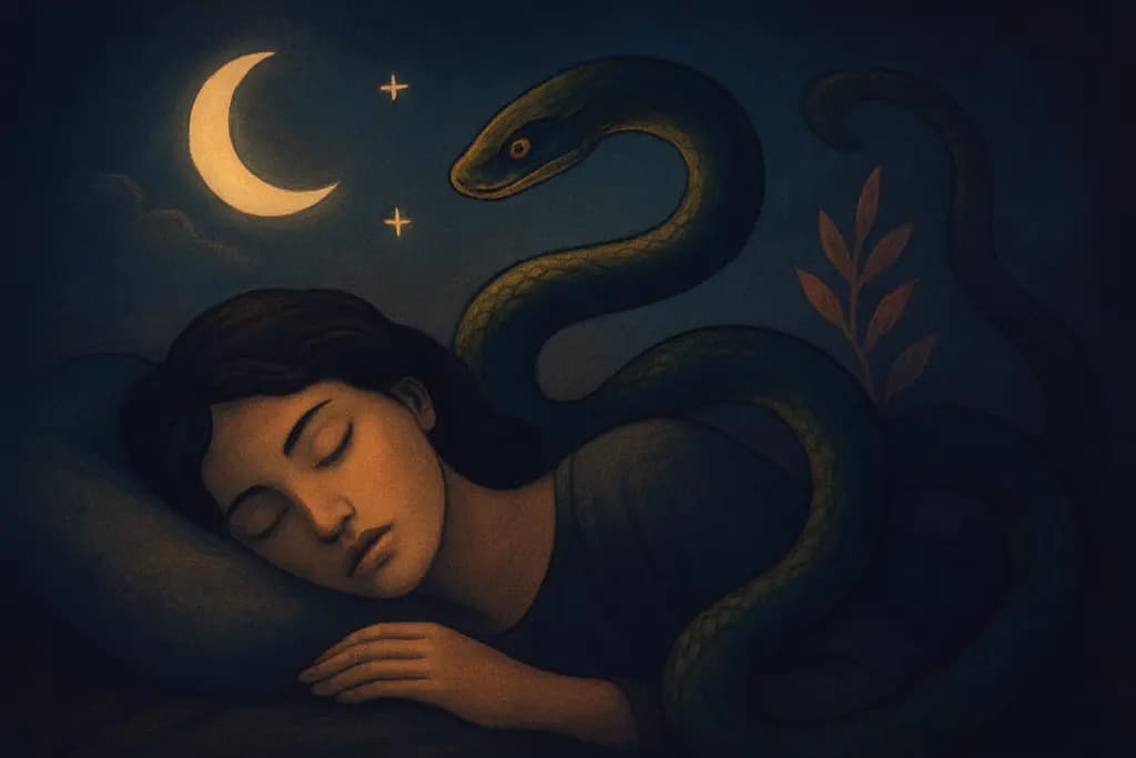 Dream illustration: Dream about snakes