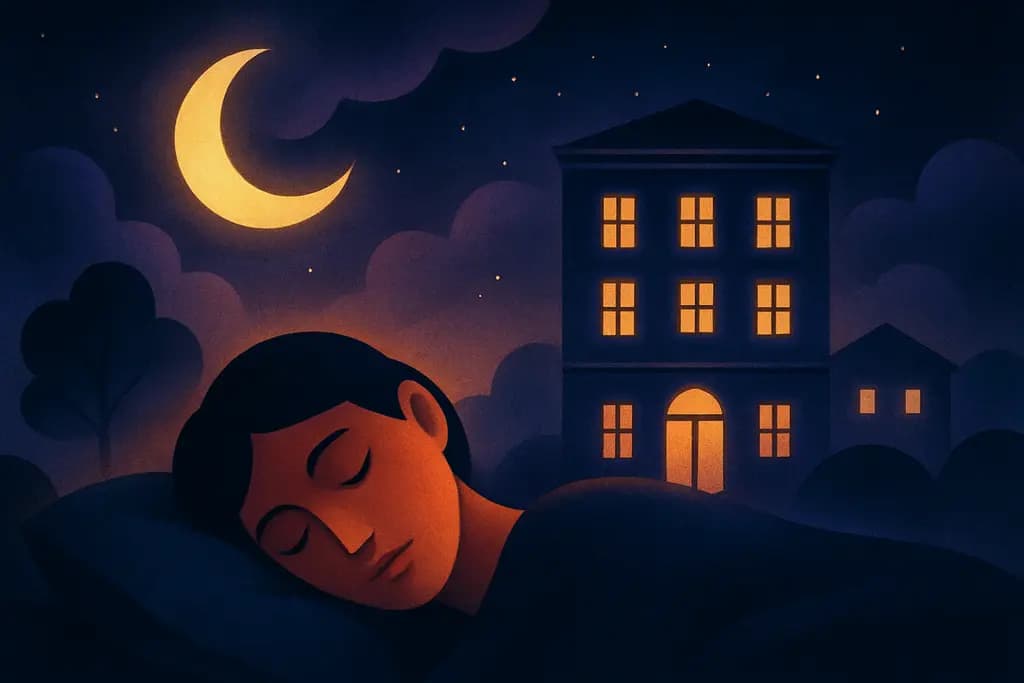 Dream illustration: dream about staying in a hotel
