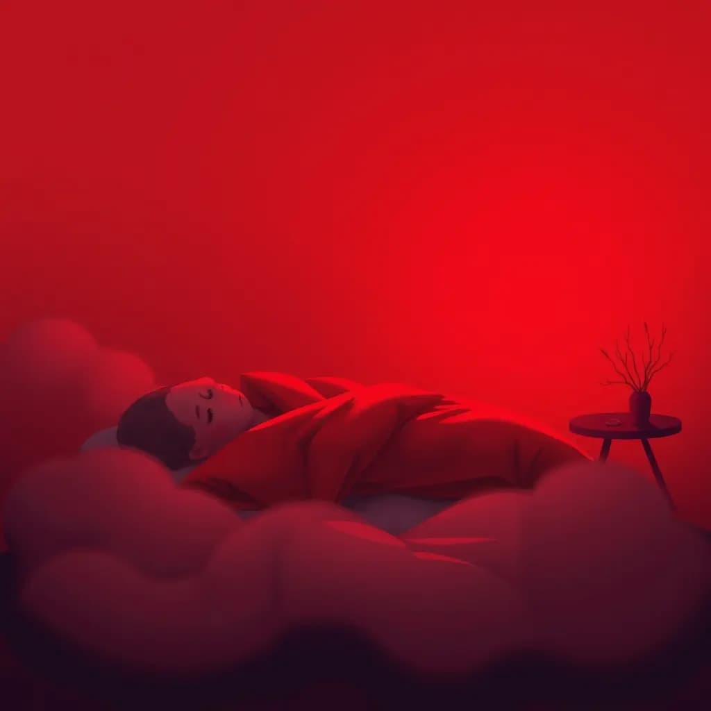 Dream illustration: Dream about the color red