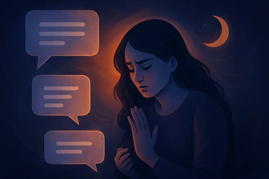 Dream illustration: dream about unsent text messages attacking me