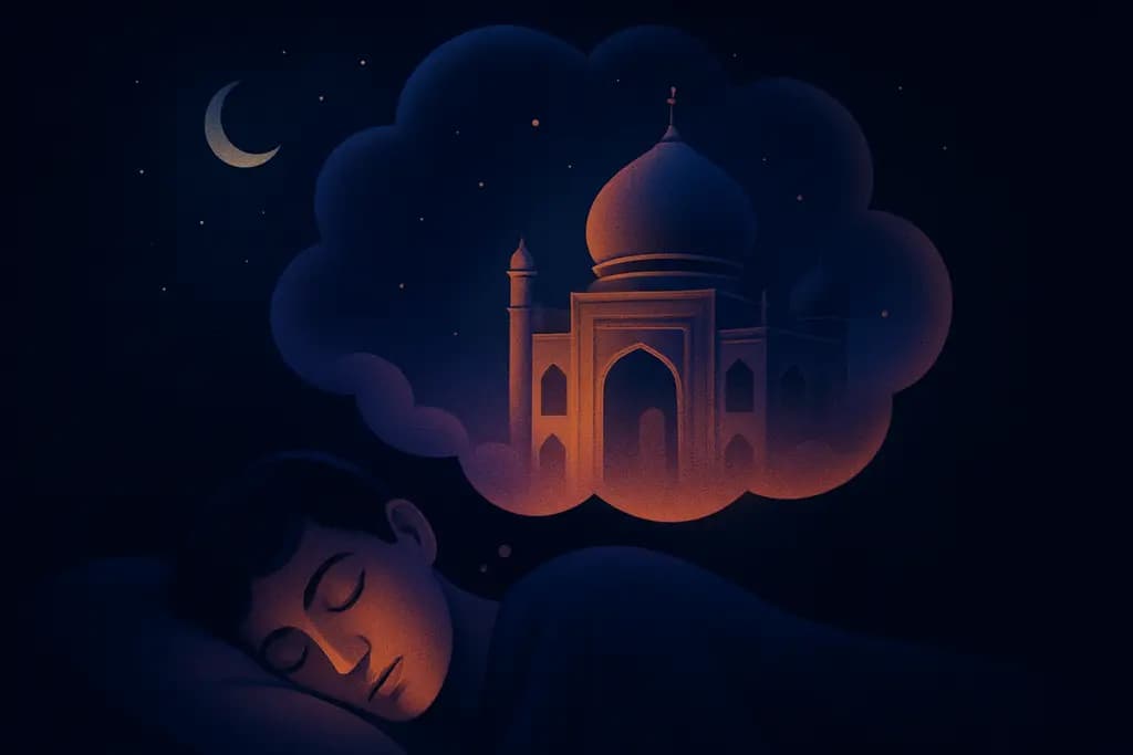 Dream illustration: Dream About Visiting a Temple or Mosque