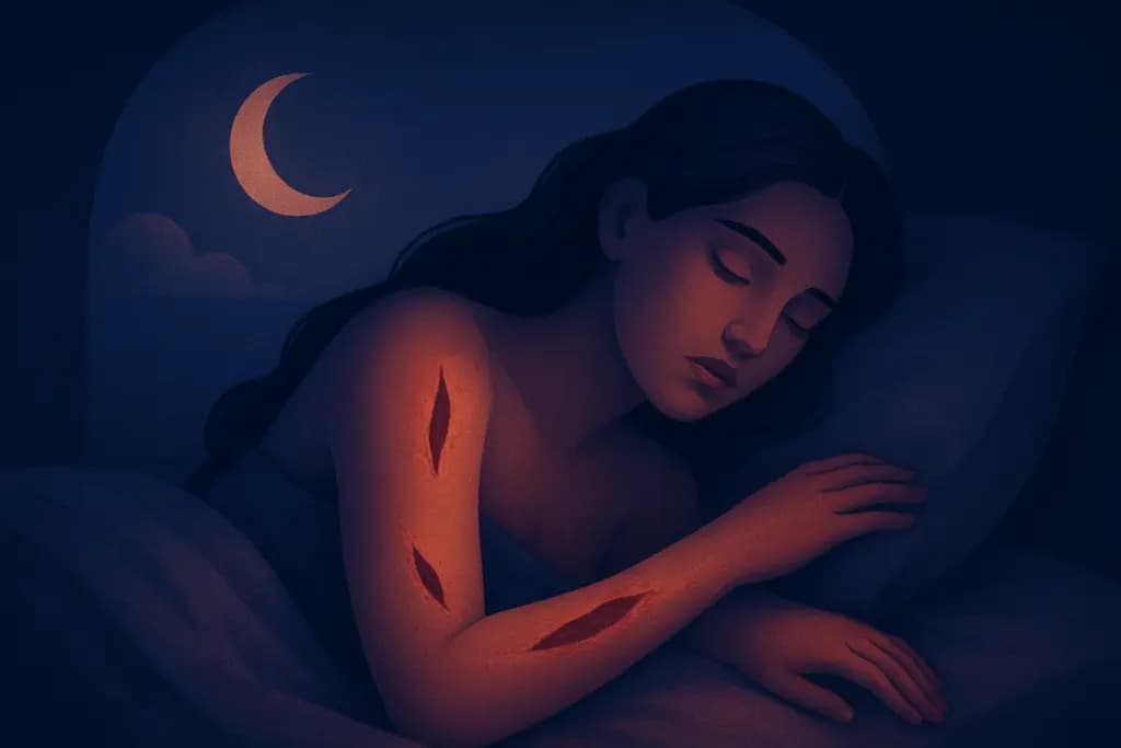 Dream illustration: Dream about wounds that won't heal