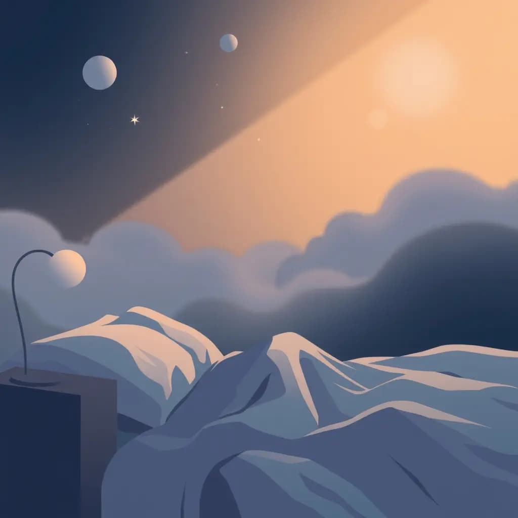 Dream illustration: Dream images fade on waking