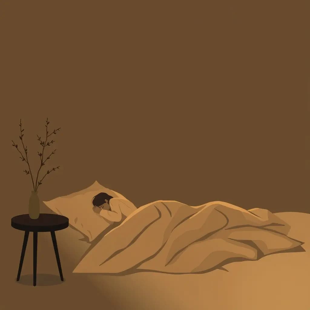 Dream illustration: Dream in sepia tones